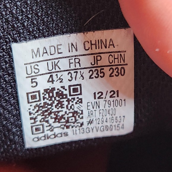 Adidas Five Ten Freerider VCS Shoes Youth Size 5 Gray Black MTB FZ0430 - Picture 8 of 9